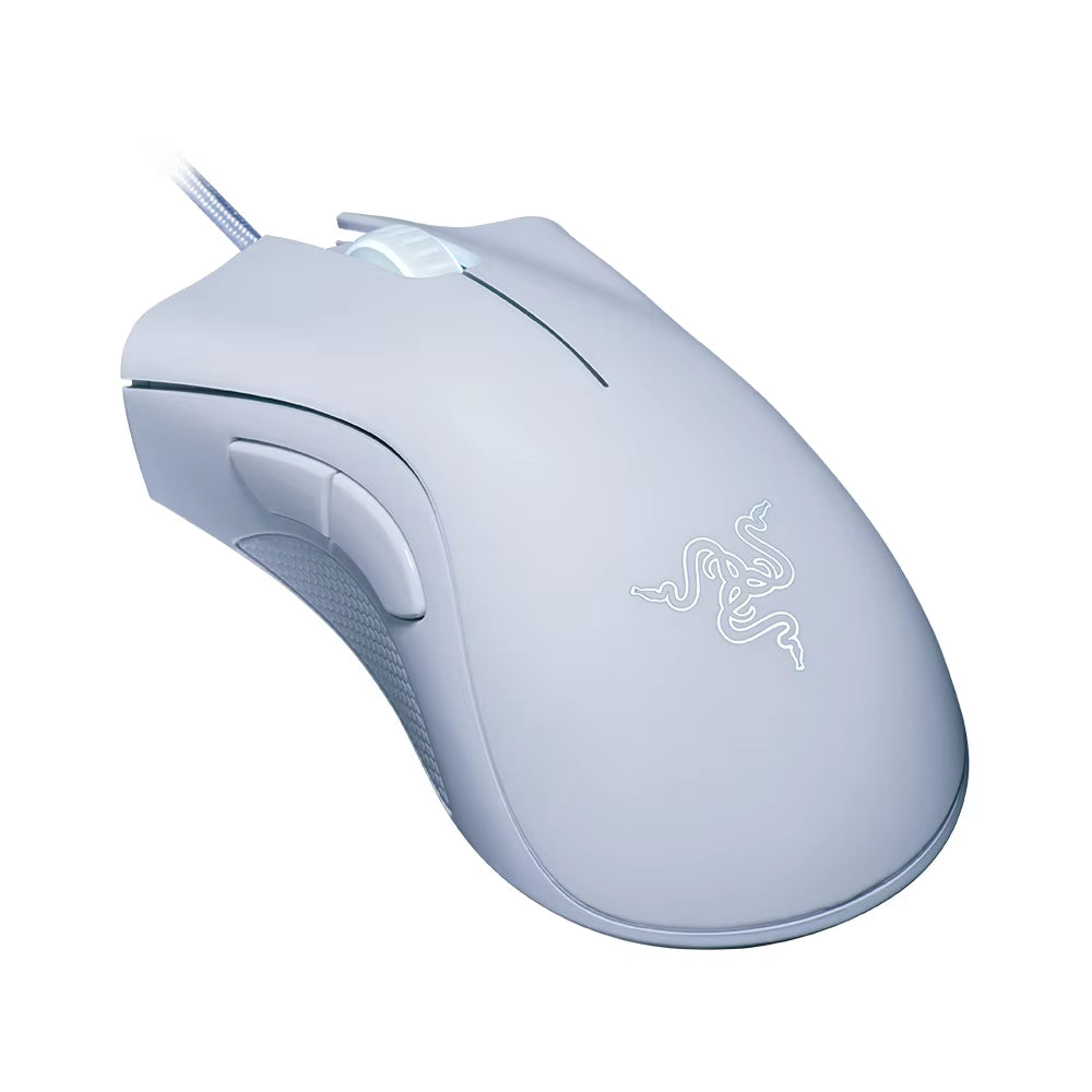 Deathadder Essential Wired Gaming Mouse - 6400DPI Optical Sensor, 5 Programmable Buttons for Ultimate PC Gaming Experience