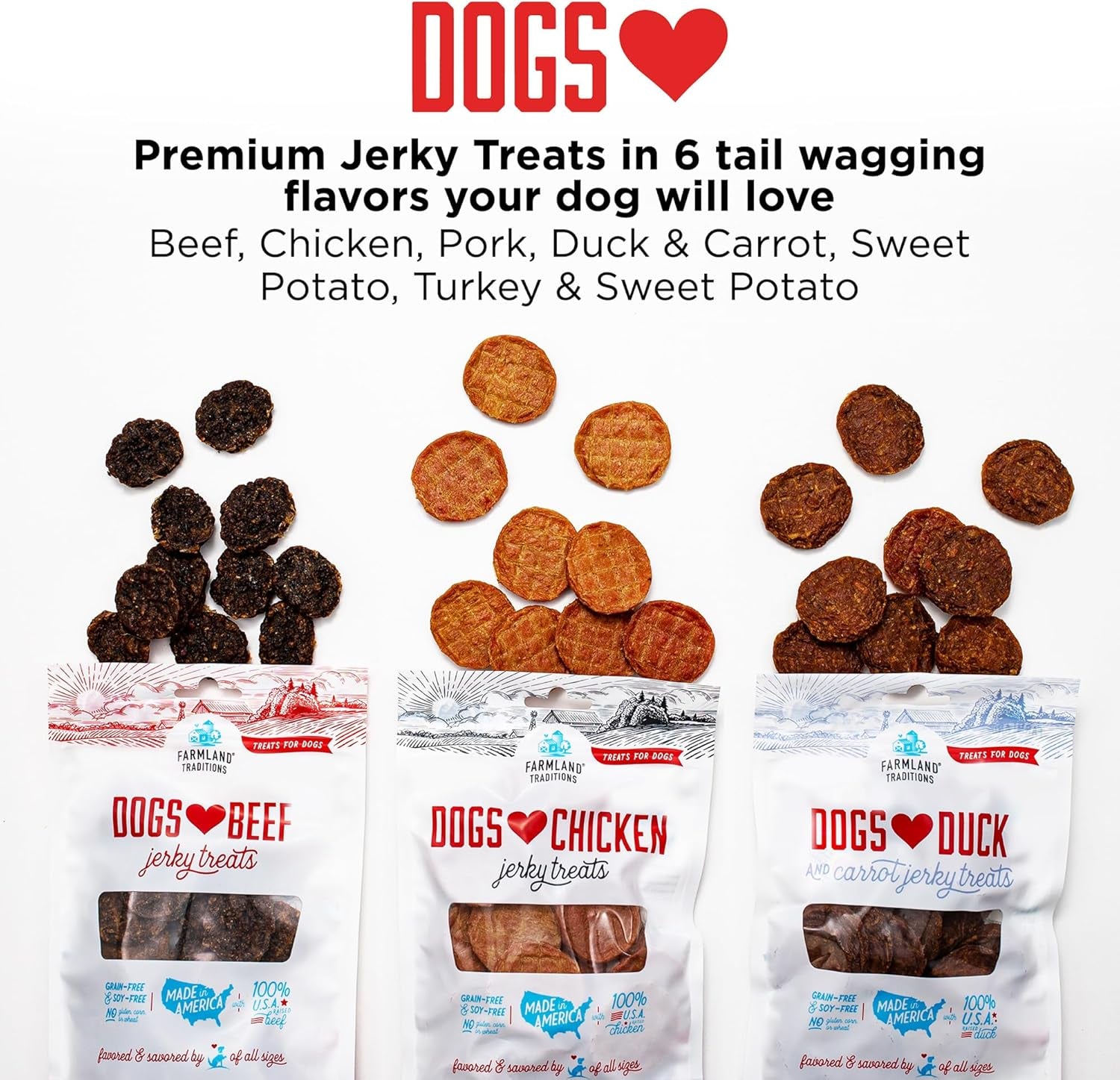 Filler-Free Chicken Jerky Treats for Dogs – Premium Natural Chicken Dog Treats, 3 lb Bag