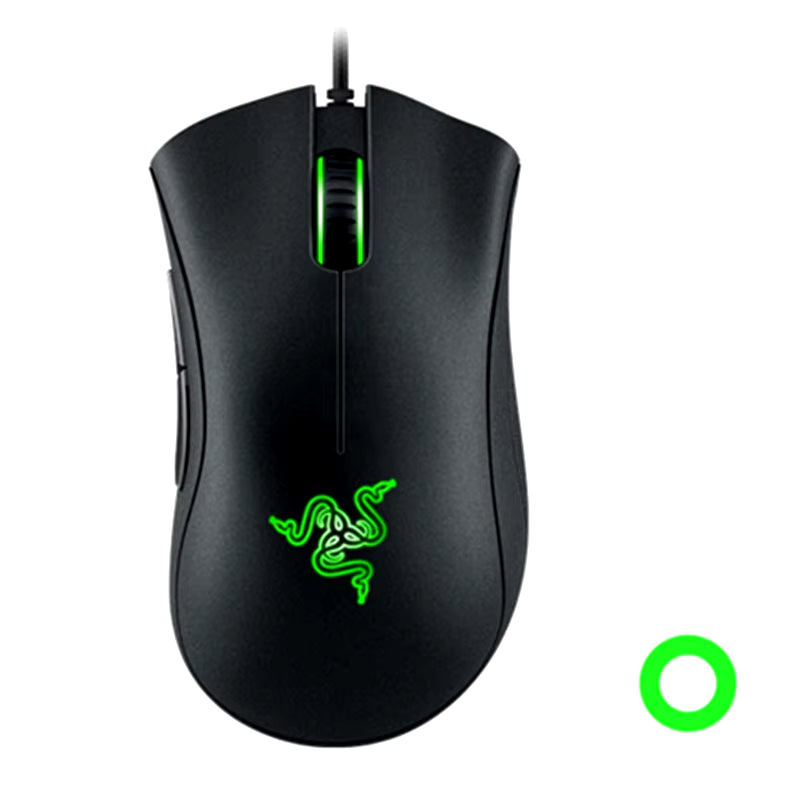 Deathadder Essential Wired Gaming Mouse - 6400DPI Optical Sensor, 5 Programmable Buttons for Ultimate PC Gaming Experience