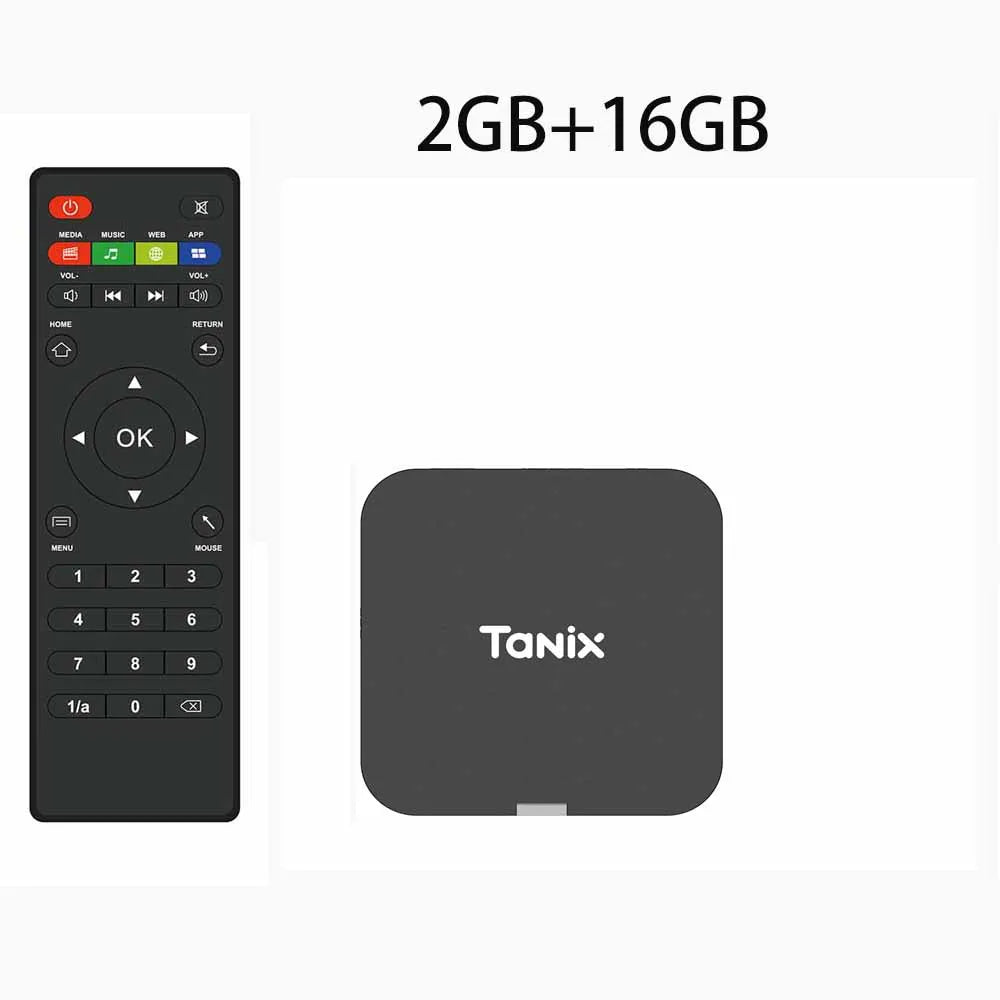 Tanix TX1 Android TV Box Allwinner H313 2.4G Wifi Mini Smart TV Stick Power by DC 5V 2A