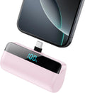 Mini Power Bank 5200Mah for Iphone 15/16,[2025 Upgraded] PD USB C Fast Charging Portable Charger, Compact LCD Display Battery Pack Compatible with Iphone 16/16 Pro Max/15 Series,Galaxy,Android Etc
