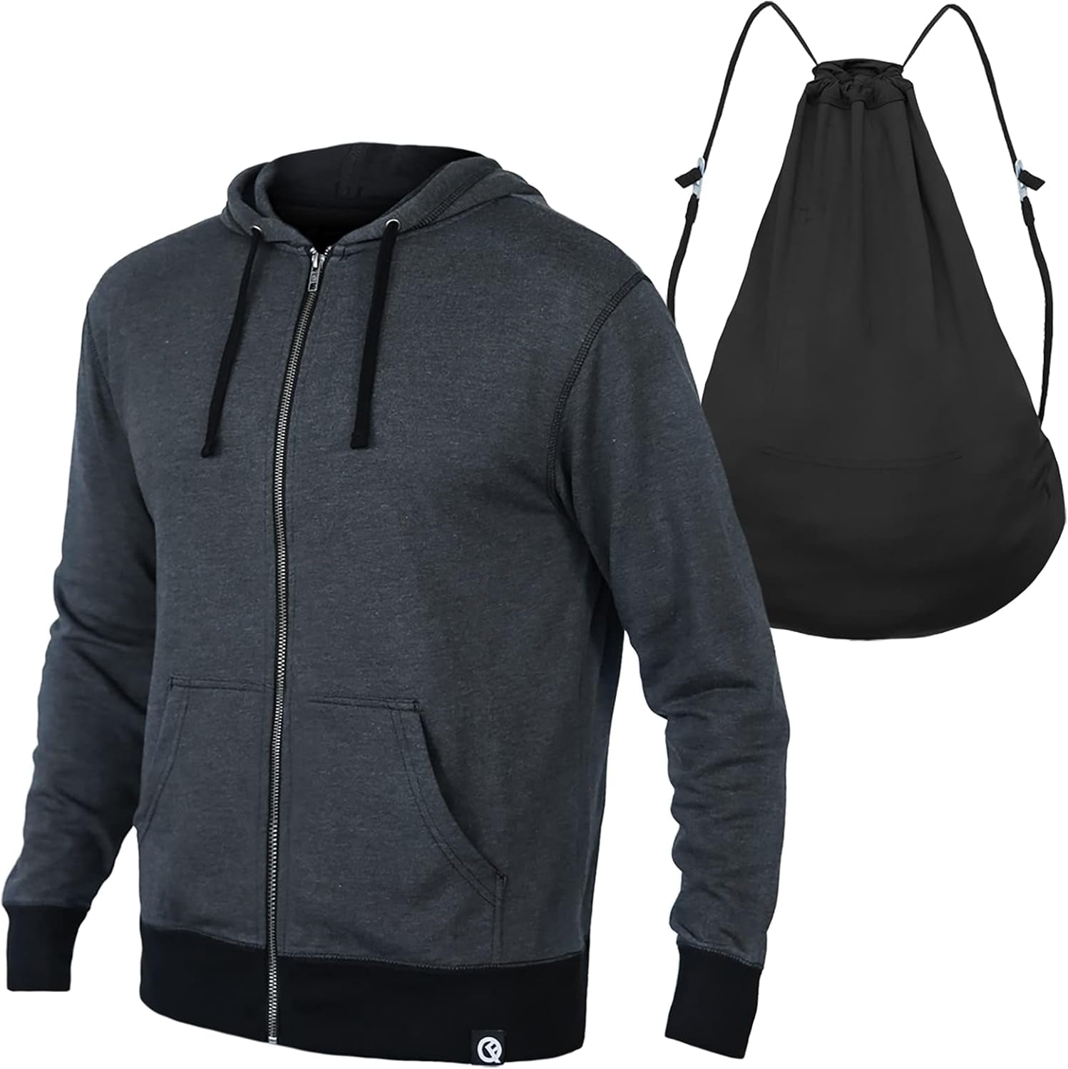 2-in-1 Reversible Backpack Hoodie – Unisex Full-Zip Hoodie with Built-In Backpack | As Seen on Shark Tank