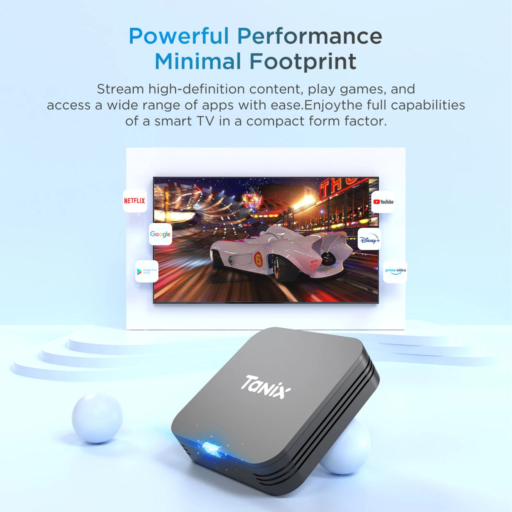 Tanix TX1 Android TV Box Allwinner H313 2.4G Wifi Mini Smart TV Stick Power by DC 5V 2A